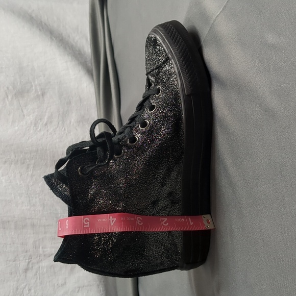 Converse All Star glitter Wedge Sneakers - Picture 8 of 12